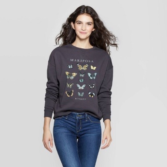 Tops - Target butterfly Mariposa sweatshirt